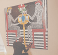 Artwork being installed