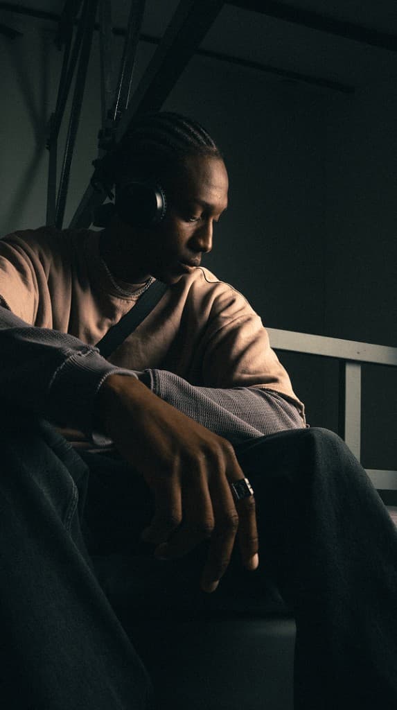 Listening with headphones