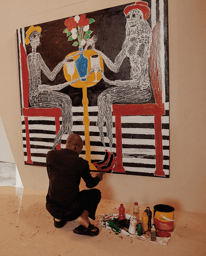 Painting in progress