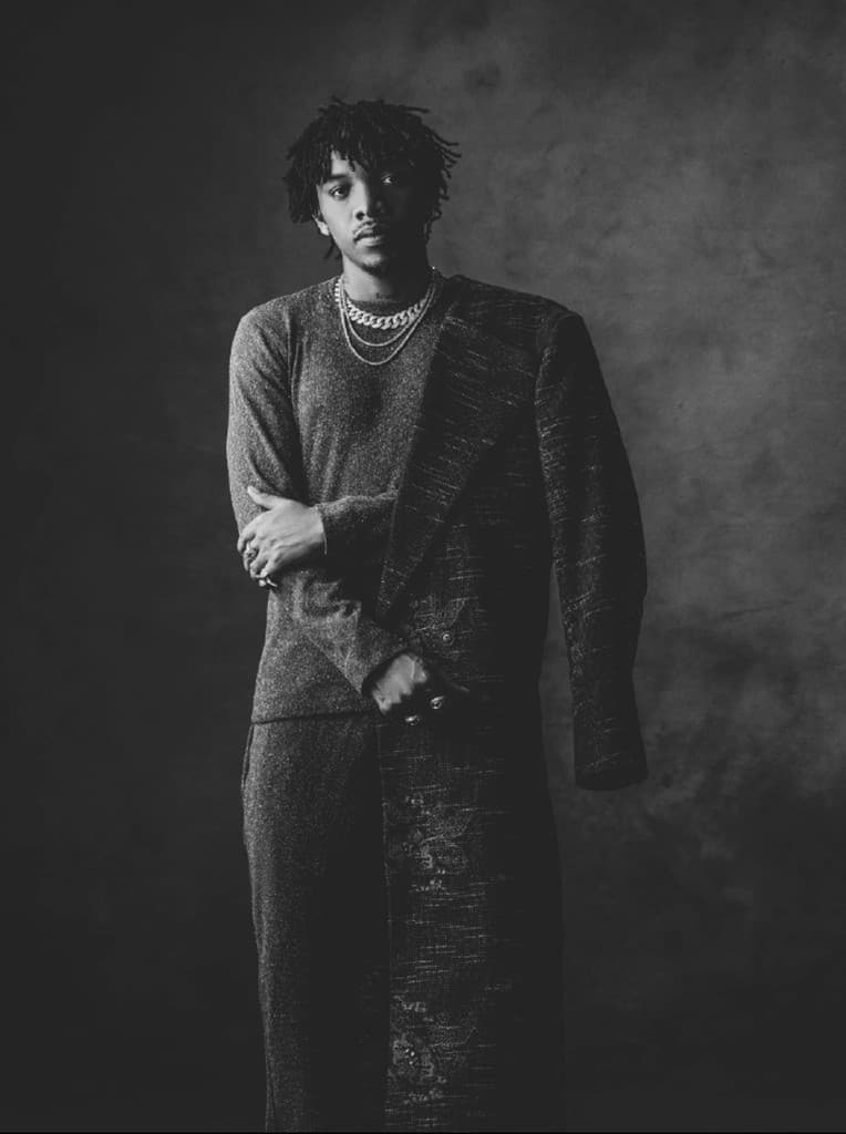 Studio fashion portrait