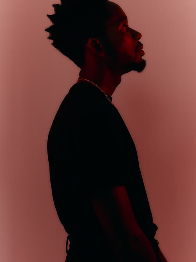 Portrait in red light