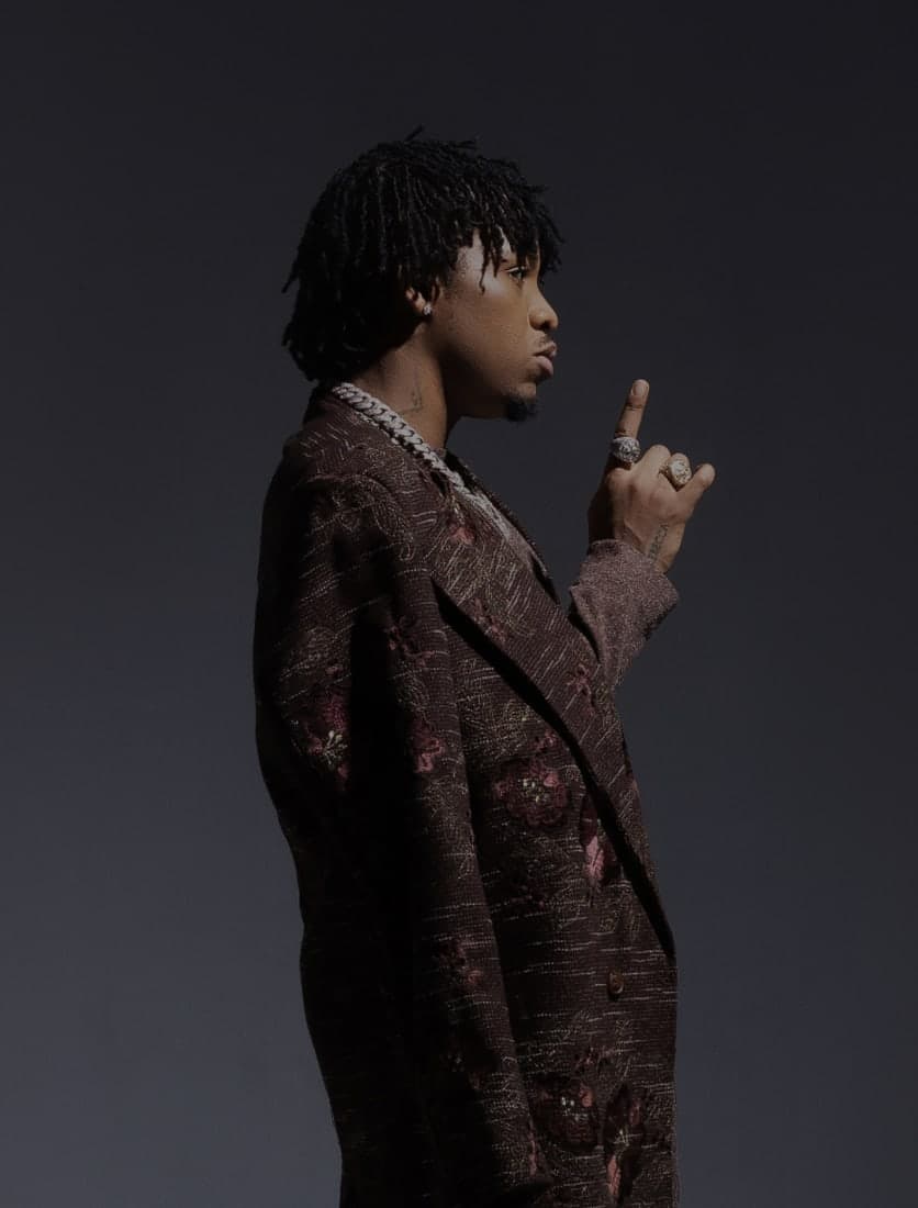 Studio fashion portrait